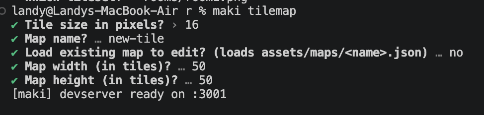 Maki tilemap CLI